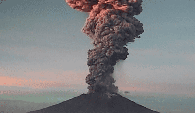 Explosión de volcán Popocatépetl despierta la alerta en México [VIDEO] 