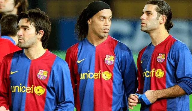 El brasileño y el francés tuvieron un pequeño altercado en un partido de Champions League en el 2006. Foto: Difusión.