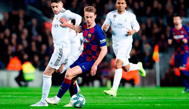 Real Madrid vs. Barcelona por la Liga Santander 2019. Foto: Twitter Barcelona
