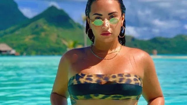 Demi Lovato le dice adiós a sus 26 años con atrevida foto en Instagram