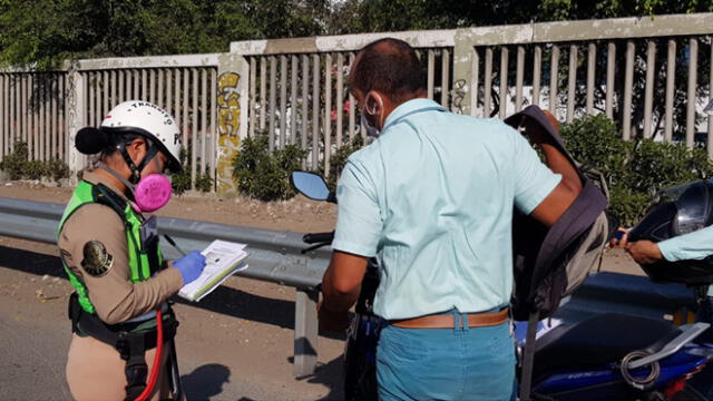 Coronel Araujo reveló que solo en la mañana del sábado 19 de marzo se colocaron 239 papeletas. (Foto: GLR - URPI)