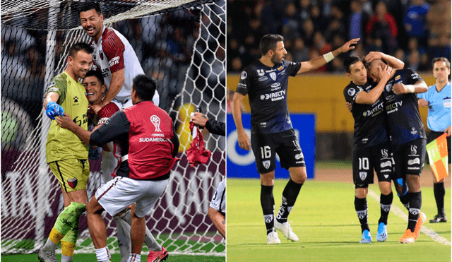 Colón de Santa Fe e Independiente del Valle jugarán la final de la Copa Sudamericana 2019 en Asunción. | Foto: AFP / EFE