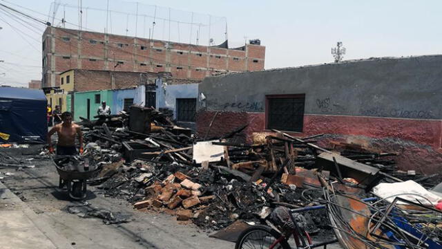 Damnificados de incendio en Barrios Altos piden apoyo