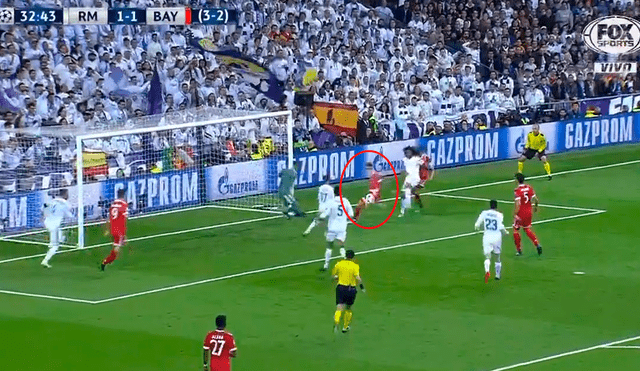 Real Madrid vs Bayern Munich: James desperdició un gol cantado debajo del arco [VIDEO]