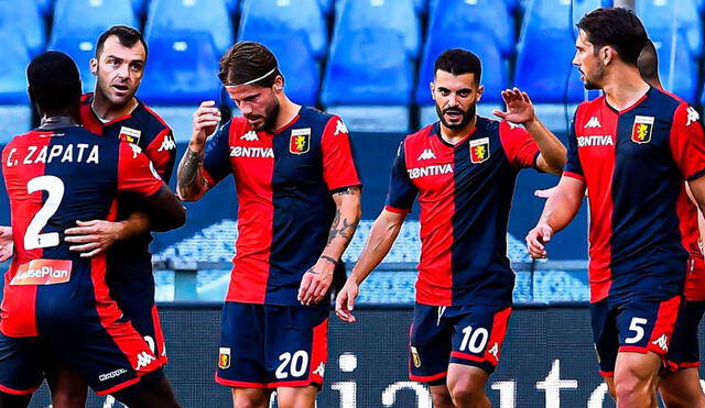 La plantilla del Genoa no ha podido entrenar desde el 27 de setiembre luego de ser derrotados 6-0 por le Napoli. Foto: EFE.