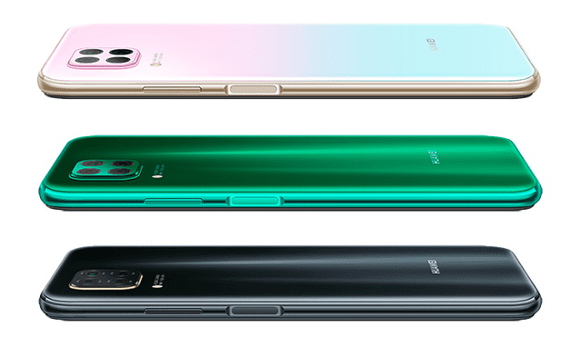 El Huawei P40 Lite está disponible en negro, verde y rosa. | Foto: Huawei