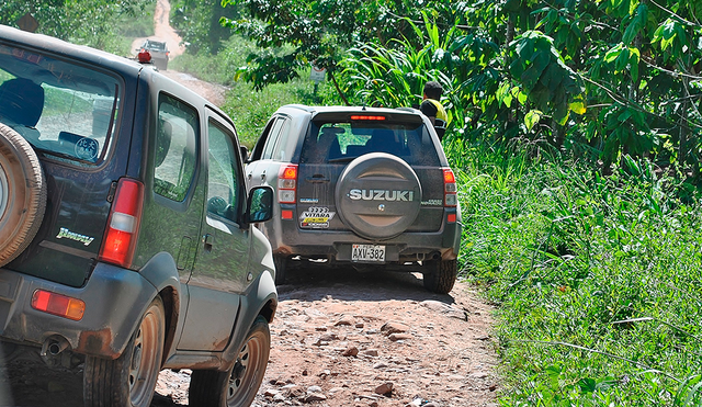 Aventuras off road en la selva alta a bordo de camionetas Suzuki