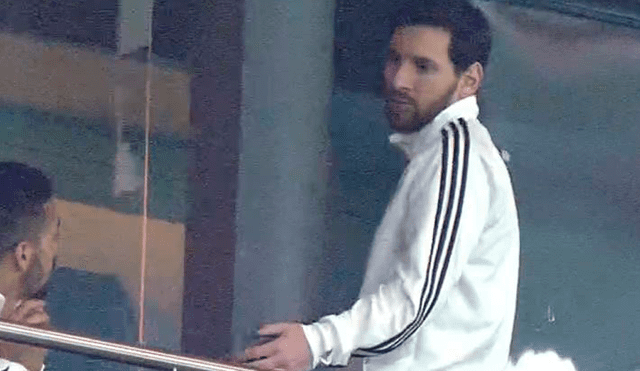 Lionel Messi abandonó su palco tras el 6-1 de España a Argentina en amistoso [VIDEO]