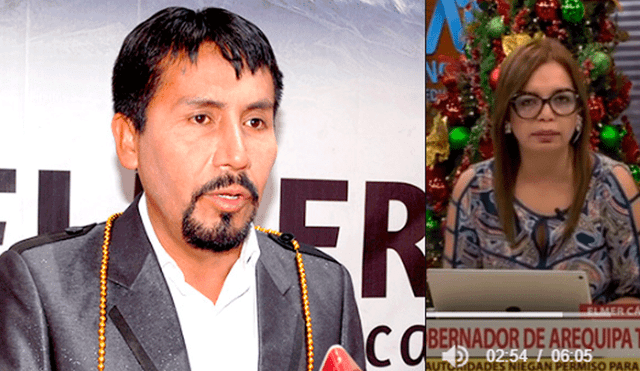 Milagros Leiva responde al virtual gobernador de Arequipa por amenazas [VIDEOS]