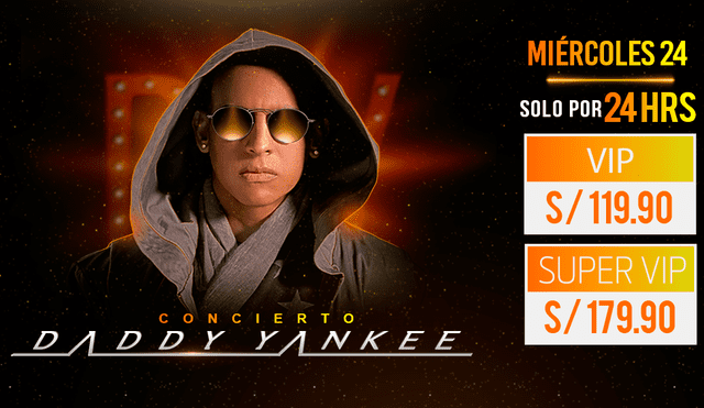 Daddy Yankee 2018: ¡Solo el miércoles 24, Cuponidad venderá entradas con precios desde S/ 119.90!
