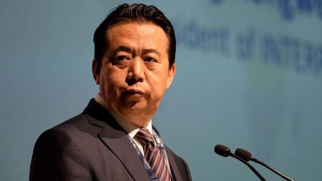 China retiene a Meng Hongwei por corrupción y él renuncia a Interpol