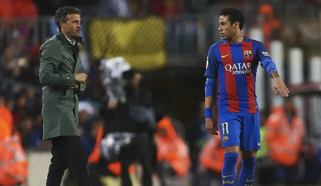 Luis Enrique: "Lo que hace Neymar a veces más parece ballet que fútbol"