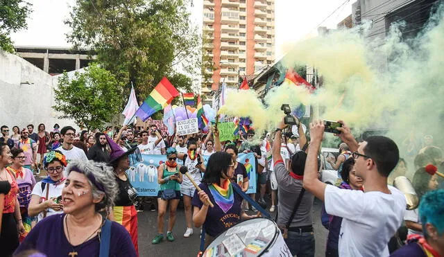 En algunas naciones, incluidas las de América Latina, han marchado en múltiples ocasiones para respaldar los derechos de la comunidad LGTBIQ+. Foto: AFP/referencial