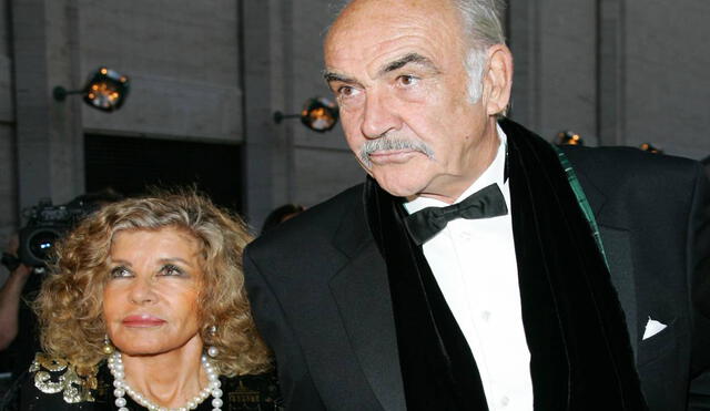Esposa de Sean Connery revela que el actor padecía demencia “No era capaz de expresarse”