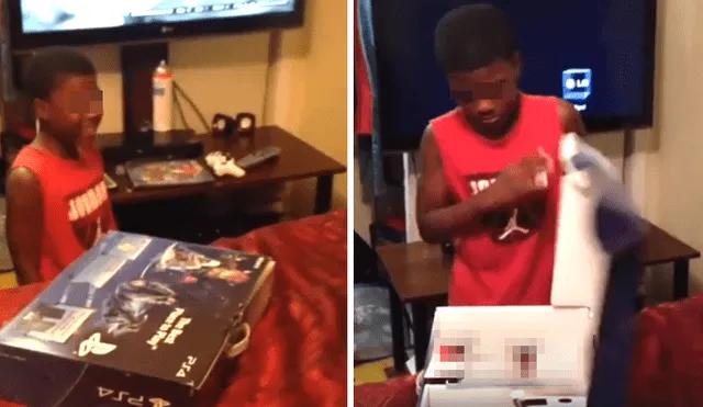 Facebook: niño pensó recibir una PS4 por su cumpleaños, pero su familia hizo una broma pesada [VIDEO]