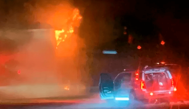 El pequeño tuvo algunas quemaduras al sacar a su hermana de la casa en llamas. Foto: Jefe de Bomberos del Estado de Maryland