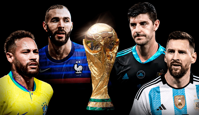 Qatar 2022 será el último Mundial con 32 selecciones participantes. Brasil, Argentina y Francia son candidatos a ganarla. Foto: composición Jazmín Ceras/GLR