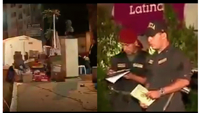 Huaicos en Perú: Sereno fue sorprendido robando donaciones recaudadas por Latina [VIDEO]