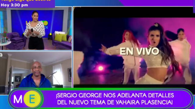 Sergio George adelante detalles de la nueva canción de Yahaira Plasencia. | Foto: Captura Latina.