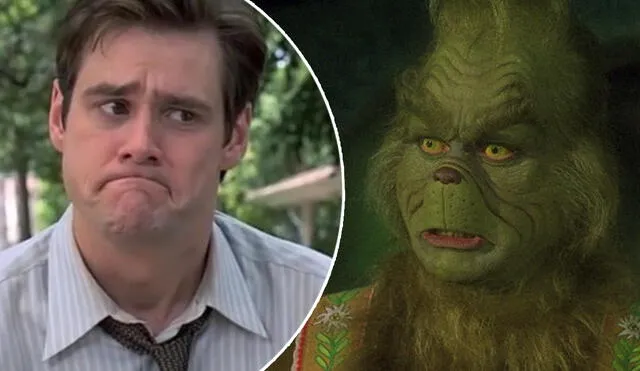 Uno de los personajes más icónico de Jim Carrey es el Grinch. Foto: composición LR/Universal