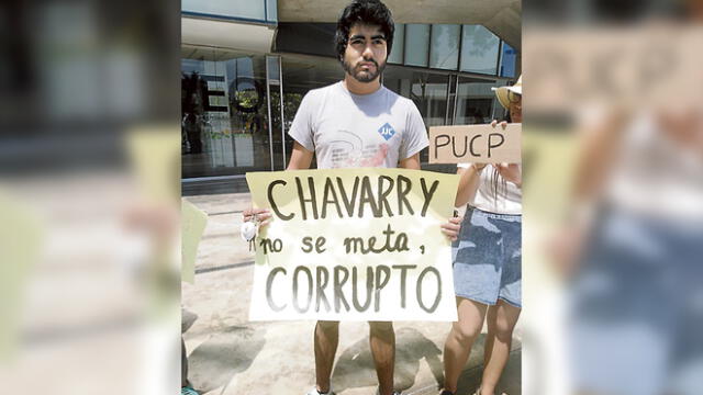 Fiscal Chávarry se entromete en crisis de la PUCP, pero estudiantes deslindan de él 