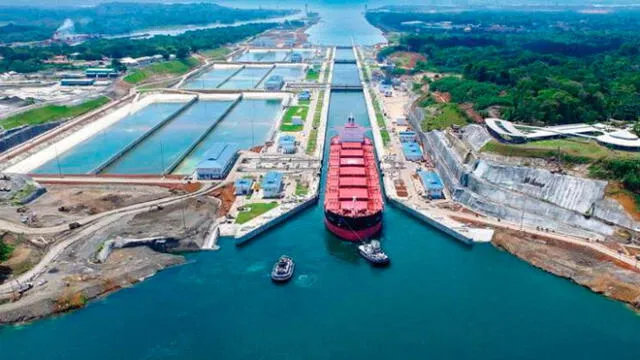 Canal de Panamá continúa operando pese a emergencia sanitaria por COVID-19. Foto: Difusión