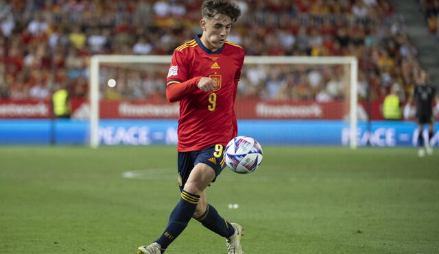 Gavi es uno de los jugadores más destacados de la actual selección española. Foto: AFP