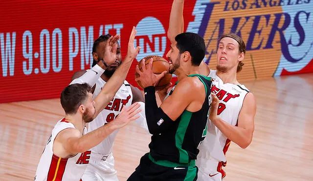 Boston Celtics vs Miami Heat EN VIVO: sigue AQUÍ el partido por la final de la Conferencia Este en la NBA. Foto: AFP.