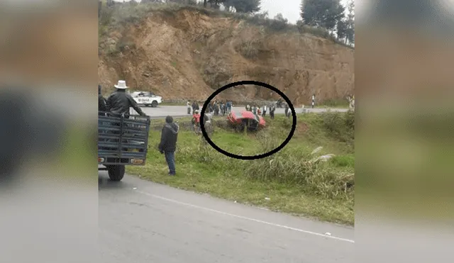 Salvan de morir en accidente de tránsito en Cajamarca