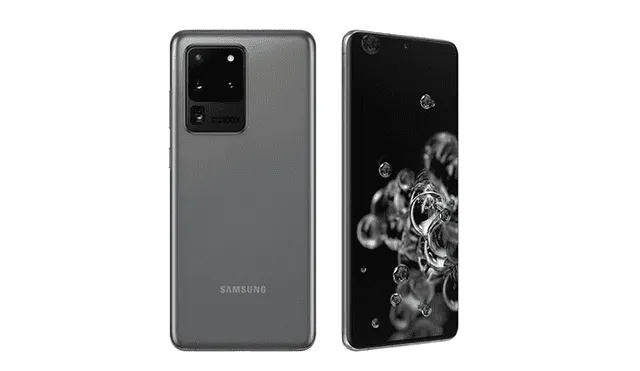 Diseño del Samsung Galaxy S20 Ultra.
