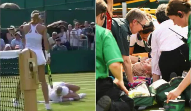 Wimbledon 2017: Tenista sufre terrible lesión y rompe en llanto durante partido [VIDEO]
