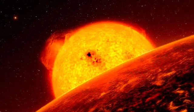 El Satélite de la NASA detectó un planeta en una región que fue arrasada por el fuego. Imagen referencial.