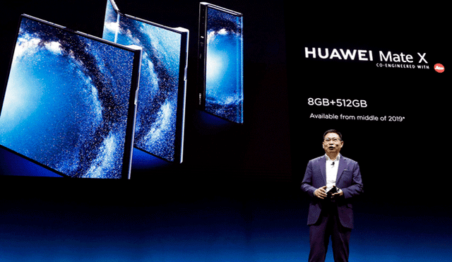 Huawei Mate X: características del teléfono plegable de 5G que desplaza al Samsung Galaxy Fold