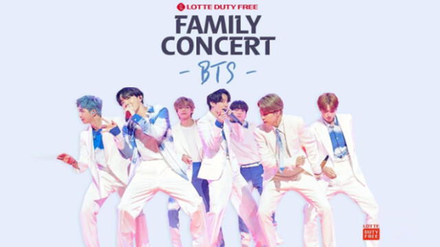 BTS participará en el Lotte Family Concert con otros artistas de Big Hit Labels. Foto: Lotte