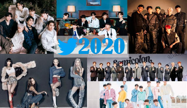 BTS, BLAKCPINK, EXO, SEVENTEEN, entre los grupos más mecionados en Twitter durante el 20202. Foto: composición LR / Pinterest