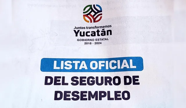 Revisa si eres uno de los seleccionados del Seguro de Desempleo ofrecido por el Gobierno de Yucatán. Foto: Novedades Yucatán.