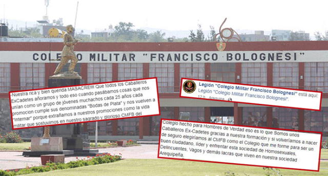 Exalumnos defienden colegio militar de Arequipa y dicen ser verdaderos hombres