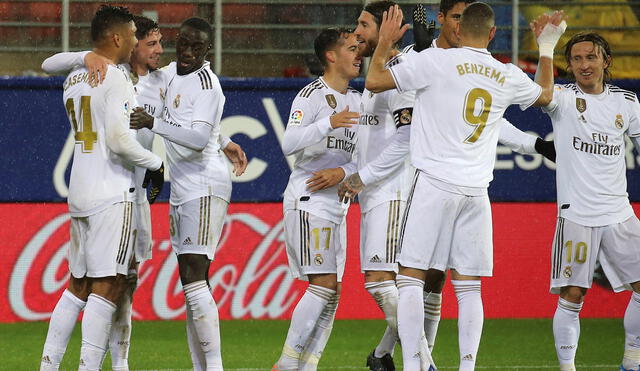 Con dos goles del francés, Real Madrid se impuso 4-0 al Eibar y sumó 25 puntos. Foto: EFE.