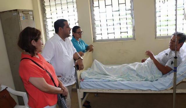 Director regional de salud hospitalizado con dengue.