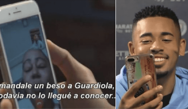 Gabriel Jesús renovó con Manchester City y se lo contó a su madre en directo [VIDEO]