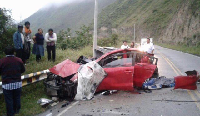 Cajamarca: fallecen trabajadores del Poder Judicial tras despiste de camioneta [VIDEO]