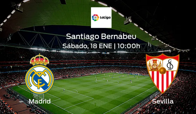 Real Madrid vs. Sevilla EN VIVO por la Liga Santander
