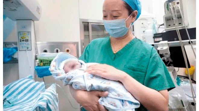 Ambos niños tenían varias similitudes al nacer. Foto: Hospital de Salud Materno Infantil Hubei.