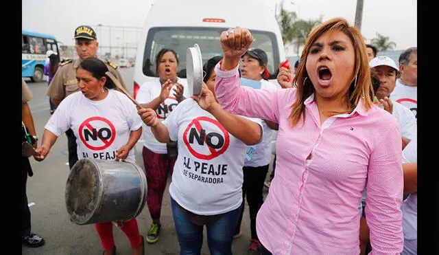 La Molina: vecinos protestan contra peaje en Separadora Industrial e intentan bloquear la pista | FOTOS