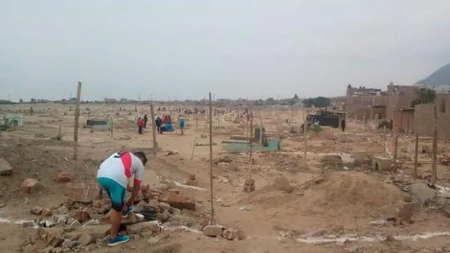 Trujillo: pobladores invaden cementerio e instalan viviendas