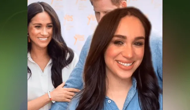 Desliza las imágenes para ver el gran parecido físico que esta joven tiene con Megan Markle, la esposa del Príncipe Harry. Foto: Christine Primrose /TikTok