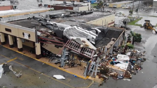 YouTube: dron captura catastróficas imágenes del huracán Michael [VIDEO] 