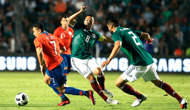 México fue superado por la mínima diferencia a manos de Chile en Fecha FIFA 2018