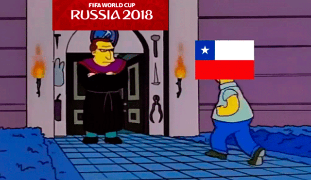 Facebook: Se burlan de eliminación de Chile con parodia de 'Los Simpson' [VIDEO]