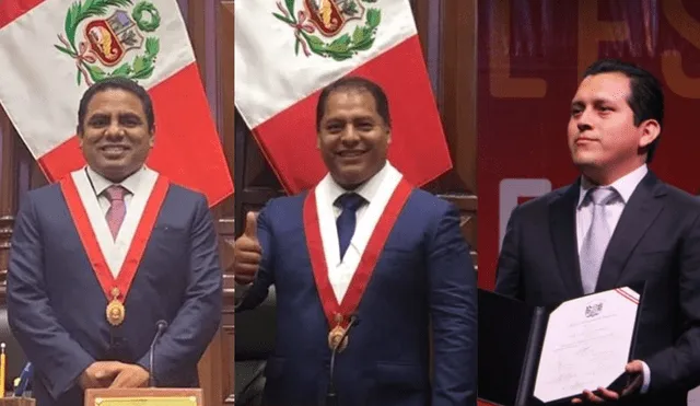 Aron Espinoza, Robinson Gupioc y José Luna.